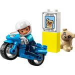 LEGO DUPLO 10967 Motocicletta Della Polizia, Moto Giocattolo per Bambini di 2+ Anni, Giochi Creativi ed Educativi