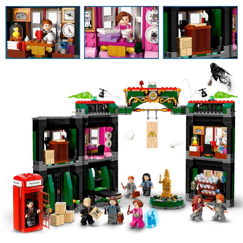 LEGO-Harry-Potter-76403-Ministero-della-Magia-Modellino-da-Costruire-12-Minifigure-3-con-Funzione-di-Trasformazione