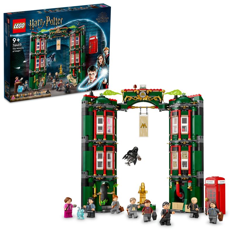 LEGO-Harry-Potter-76403-Ministero-della-Magia-Modellino-da-Costruire-12-Minifigure-3-con-Funzione-di-Trasformazione