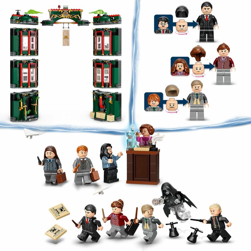 LEGO-Harry-Potter-76403-Ministero-della-Magia-Modellino-da-Costruire-12-Minifigure-3-con-Funzione-di-Trasformazione