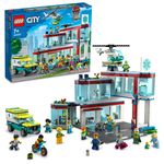 LEGO-City-Ospedale-Set-con-ambulanza-Giocattolo-ed-Elicottero-di-Soccorso