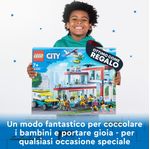 LEGO-City-Ospedale-Set-con-ambulanza-Giocattolo-ed-Elicottero-di-Soccorso