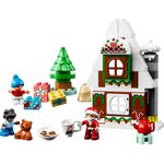 LEGO DUPLO 10976 Casa di Pan di Zenzero di Babbo Natale, Giocattolo con Figure di Bambini