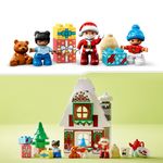 LEGO-DUPLO-10976-Casa-di-Pan-di-Zenzero-di-Babbo-Natale-Giocattolo-con-Figure-di-Bambini-Idea-Regalo-per-Bimbi-di-2--Anni