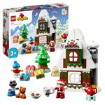 LEGO-DUPLO-10976-Casa-di-Pan-di-Zenzero-di-Babbo-Natale-Giocattolo-con-Figure-di-Bambini-Idea-Regalo-per-Bimbi-di-2--Anni