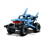 LEGO Technic 42134 Monster Jam Megalodon, da Camion a Macchina Giocattolo Low Racer Lusca, per Bambini di 7+ Anni