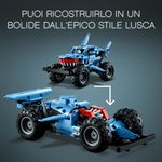 LEGO-Technic-42134-Monster-Jam-Megalodon-da-Camion-a-Macchina-Giocattolo-Low-Racer-Lusca-per-Bambini-di-7--Anni