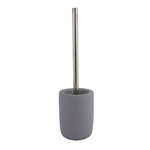 Cleafe-porta Scopino Con Scopettino Wc D'appoggio Arredo Accessorio Bagno Grigio 87812 -