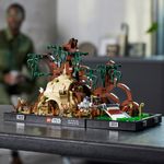 LEGO Star Wars 75330 Diorama Addestramento Jedi su Dagobah, Set Guerre Stellari per Adulti