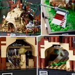 LEGO-Star-Wars-75330-Diorama-Addestramento-Jedi-su-Dagobah-Set-Guerre-Stellari-per-Adulti-Minifigure-Yoda-e-Luke-Skywalker