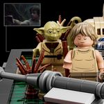 LEGO-Star-Wars-75330-Diorama-Addestramento-Jedi-su-Dagobah-Set-Guerre-Stellari-per-Adulti-Minifigure-Yoda-e-Luke-Skywalker