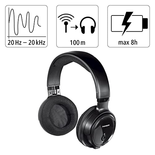 Cuffie-Wireless-Thomson-WHP3001BK---Nero