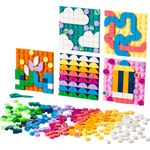 LEGO DOTS 41957 Mega Pack Patch Adesivi, Set 5 in 1 Fai da Te, Toppe Adesive, Regalo Creativo