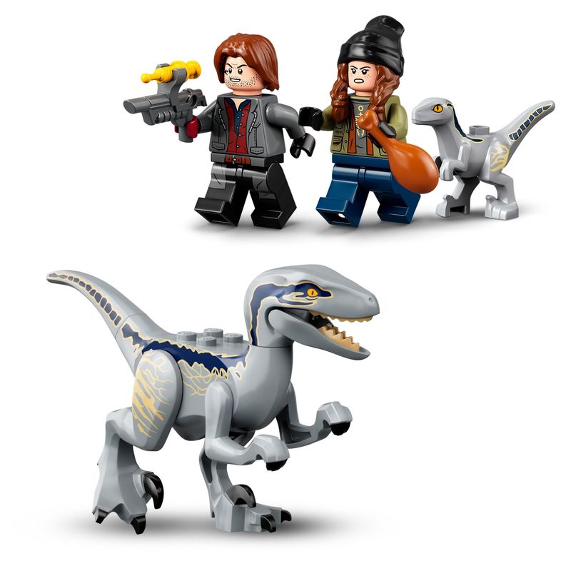 LEGO-Jurassic-World-76946-La-Cattura-dei-Velociraptor-Blue-e-Beta-Giochi-per-Bambini-di-6--Anni-con-Dinosauri-Giocattolo