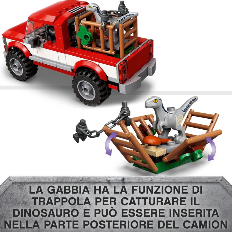 LEGO-Jurassic-World-76946-La-Cattura-dei-Velociraptor-Blue-e-Beta-Giochi-per-Bambini-di-6--Anni-con-Dinosauri-Giocattolo