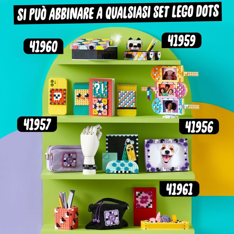 LEGO-DOTS-41959-Il-Simpatico-Panda-portaoggetti-Set-Scatola-Fai-da-Te-Regalo-Creativo-Giochi-per-Bambini-dai-6-Anni