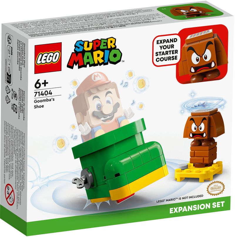 LEGO-Super-Mario-71404-Pack-Espansione-Scarpa-del-Goomba-Giocattoli-da-Collezione-da-Combinare-con-gli-Starter-Pack