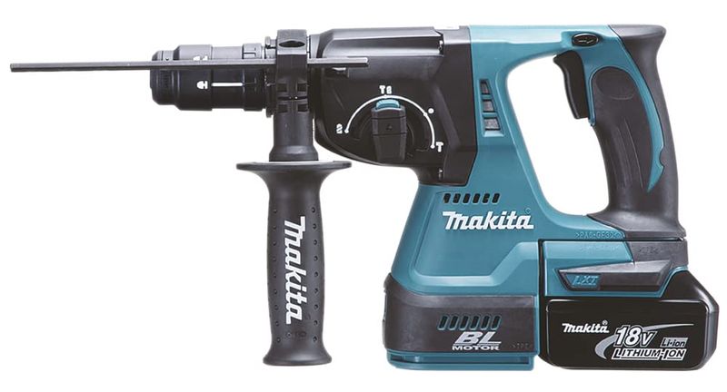 Makita-DHR243RTJ---Martello-leggero-24mm-18V-con-batteria-50-Ah