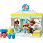 LEGO DUPLO 10968 Visita dal Dottore, Giochi Educativi per l'Apprendimento dei Bambini di 2+ Anni, Giocattoli Creativi