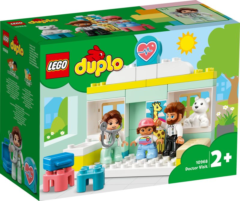 LEGO-DUPLO-10968-Visita-dal-Dottore-Giochi-Educativi-per-l-Apprendimento-dei-Bambini-di-2--Anni-Giocattoli-Creativi