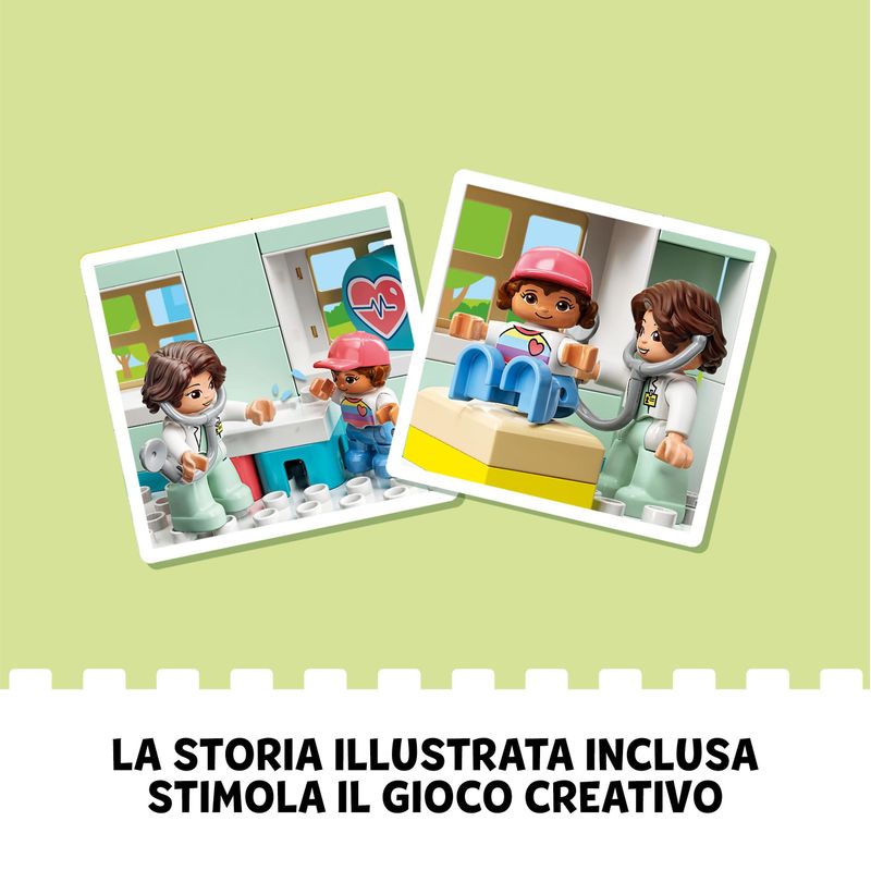 LEGO-DUPLO-10968-Visita-dal-Dottore-Giochi-Educativi-per-l-Apprendimento-dei-Bambini-di-2--Anni-Giocattoli-Creativi