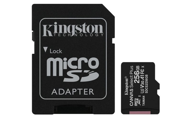 Kingston-Technology-Canvas-Select-Plus-256-GB-MicroSDXC-UHS-I-Classe-10