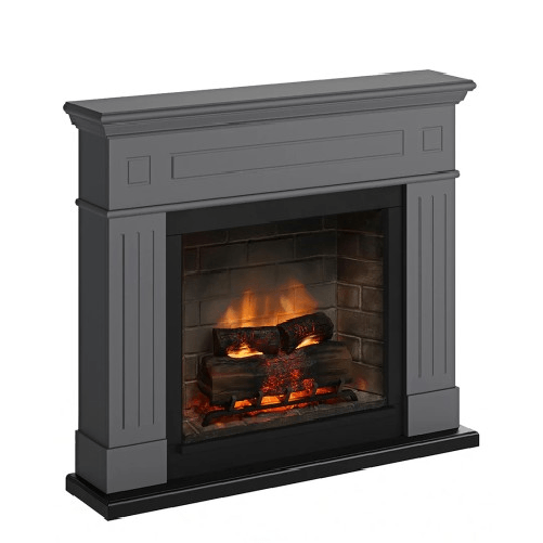 Camino Elettrico Tagu Larsen PowerFlame2 Grigio 1600W