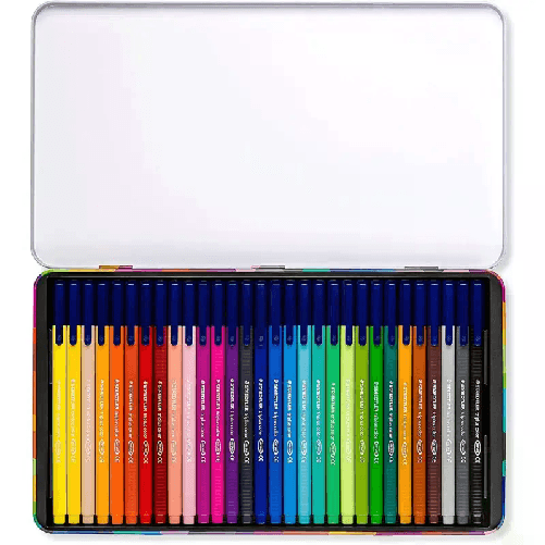 PENNARELLI Lattina 30 COLORI Assortiti punta 1mm STAEDTLER Brilliant colours
