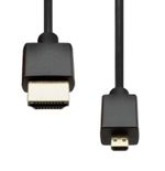 ProXtend-HDMI-to-Micro-HDMI-1M-cavo-HDMI-HDMI-tipo-A--Standard--HDMI-Type-C--Mini--Nero