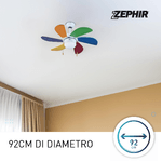 Ventilatore-da-Soffitto-Zephir-Multicolore-con-Luce-e-6-Pale