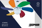 Ventilatore-da-Soffitto-Zephir-Multicolore-con-Luce-e-6-Pale