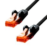 ProXtend V-6UTP-005B cavo di rete Nero 0,5 m Cat6 U/UTP [UTP] (CAT6 U/UTP CCA PVC Ethernet - Cable Black 50cm - Warranty