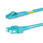 Lanview LVO231479 cavo a fibre ottiche 5 m 2x LC 2x SC OM3 Colore acqua (LC-SC multi mode fibre cable - dublex OM3 50/12