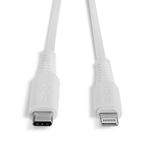 Lindy-31316-cavo-Lightning-1-m-Bianco--1M-USB-TYPE-C-TO-LIGHTNING---CABLE-WHITE-