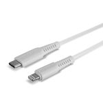 Lindy-31316-cavo-Lightning-1-m-Bianco--1M-USB-TYPE-C-TO-LIGHTNING---CABLE-WHITE-