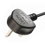 Lindy-30428-cavo-di-alimentazione-Nero-25-m-Spina-di-alimentazione-di-tipo-G-2-x-accoppiatore-C5