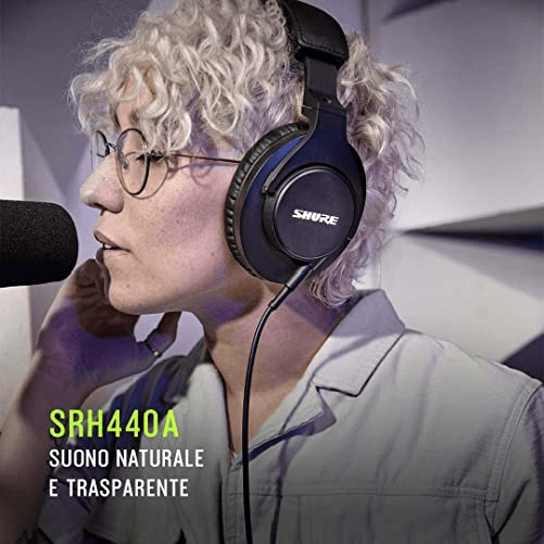 Cuffie-Shure-SRH440A---Monitoraggio-Professionale