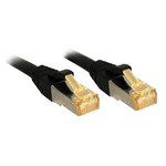 Lindy 47307 cavo di rete Nero 1 m Cat7 S/FTP [S-STP] (Networking Cable Black 1 M - Cat7 S/Ftp [S-Stp] - Warranty: 120M)