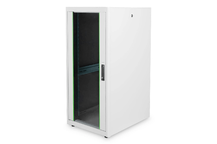 Digitus armadio 26 unita' 19'' per reti e server misure (a)1299 x (l)600 x (p)800 mm. colore grigio chiaro