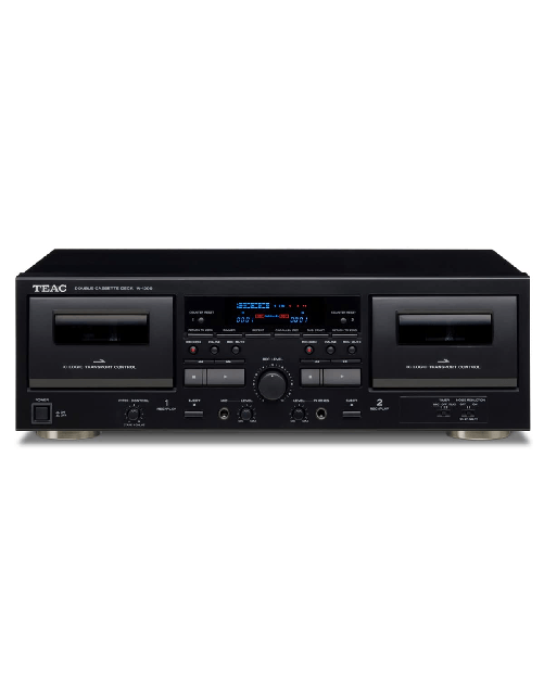 Teac W-1200(B) - Lettore e Registratore a Cassette con USB