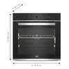 Forno-da-Incasso-Beko-BBIM13400XS---71L-13-Funzioni-SoftClose