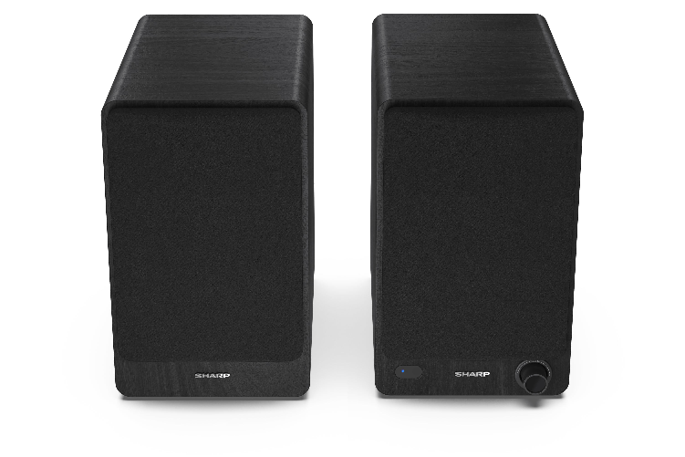 Sharp-Bookshelf-Speakers-altoparlante-2-vie-Nero-Con-cavo-e-senza-cavo-60-W--Bookshelf-Speakers---Loudspeaker-2-Way-Blac