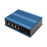 Digitus DN651131 Switch Poe di Rete Fast Ethernet a 4 Porte Industriale Non Gestito 1 Collegamento Sfp
