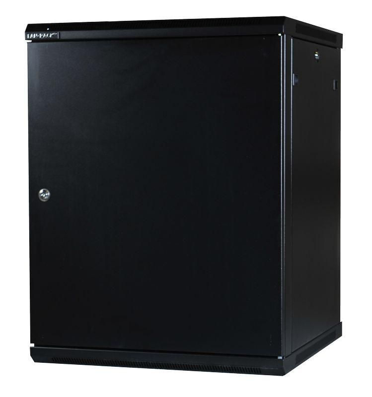 Lanview LVR242060 rack 27U Da parete Nero (Flatpack 19 Wall Mounting - Cabinet 27U H1300 x W600 x - D600 mm - Warranty: