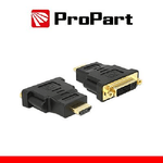 Adatt. Spina HDMI(19PIN)-Presa DVI-D Dual Link(24+5) dorato