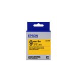 Epson Nastro fondo Pastello Giallo per testo Nero 9/9 LK-3YBP