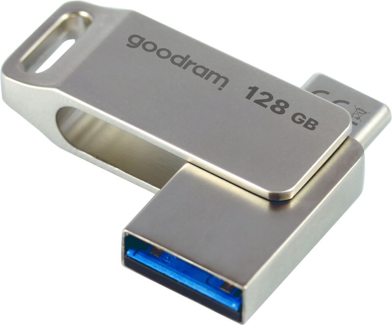 Goodram-ODA3-unita-flash-USB-128-GB-USB-Type-A---USB-Type-C-3.2-Gen-1--3.1-Gen-1--Argento