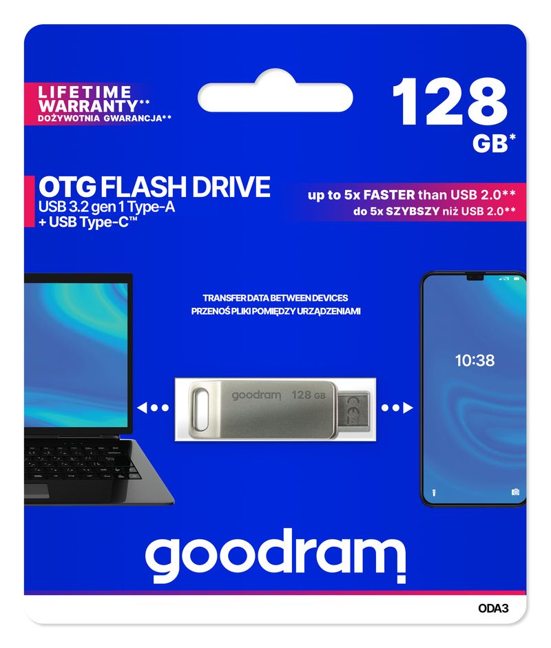 Goodram-ODA3-unita-flash-USB-128-GB-USB-Type-A---USB-Type-C-3.2-Gen-1--3.1-Gen-1--Argento
