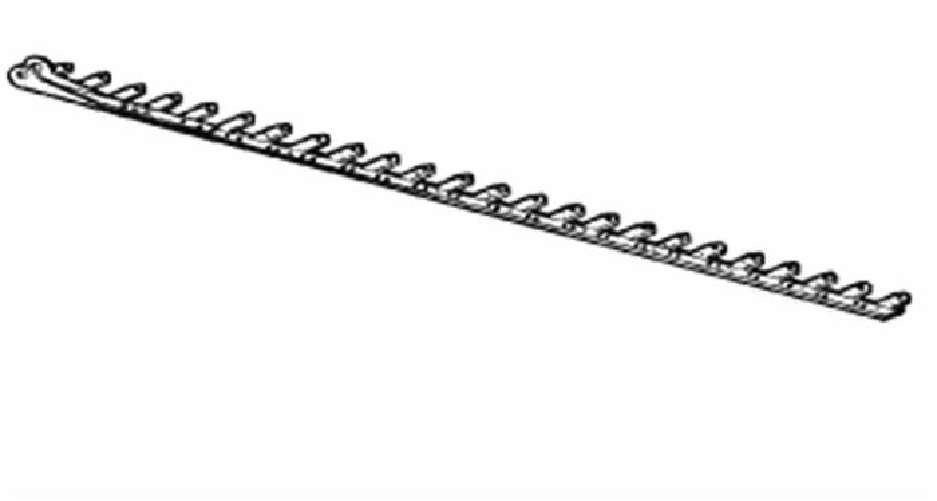 Dentiera 14 denti 2,12m adattabile Gribaldi & Salvia Superior 72 Confezione da 1pz