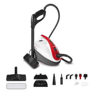 Polti PTEU0268 Vaporetto Smart 30_R Pulitore a Vapore Capacita' 1,6 Litri Potenza 1800 W Bianco-Rosso